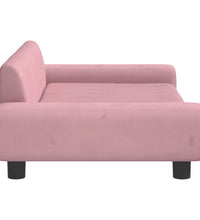 Kindersofa Rosa 100x54x33 cm Samt