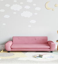 Kindersofa Rosa 100x54x33 cm Samt