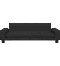 Kindersofa Schwarz 100x54x33 cm Samt