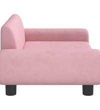 Kindersofa Rosa 70x45x33 cm Samt