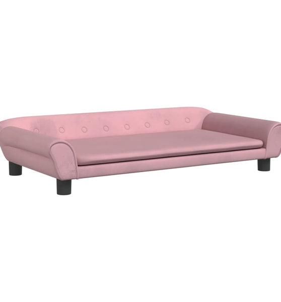 Kindersofa Rosa 100x50x26 cm Samt