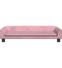 Kindersofa Rosa 100x50x26 cm Samt