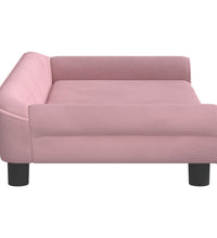 Kindersofa Rosa 100x50x26 cm Samt