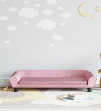 Kindersofa Rosa 100x50x26 cm Samt