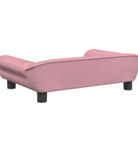 Kindersofa Rosa 70x45x26 cm Samt