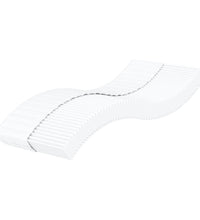 Tagesbett mit Matratze Creme 80x200 cm Stoff