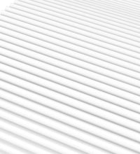 Tagesbett mit Matratze Creme 80x200 cm Stoff