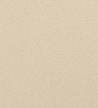 Tagesbett mit Matratze Creme 80x200 cm Stoff