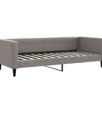 Tagesbett Ausziehbar Taupe 80x200 cm Stoff