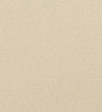 Tagesbett Ausziehbar Creme 80x200 cm Stoff