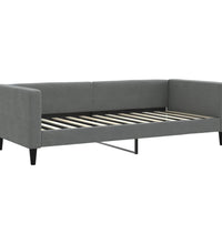 Tagesbett Ausziehbar mit Schubladen Dunkelgrau 100x200 cm Stoff