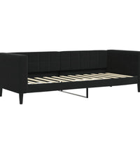 Tagesbett mit Matratze Schwarz 80x200 cm Samt
