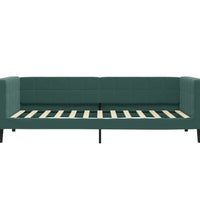 Tagesbett mit Matratze Dunkelgrün 100x200 cm Samt