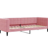 Tagesbett Ausziehbar Rosa 80x200 cm Samt