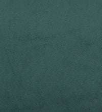 Tagesbett Ausziehbar mit Matratzen Dunkelgrün 100x200 cm Samt