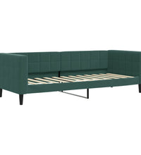 Tagesbett Ausziehbar mit Schubladen Dunkelgrün 80x200 cm Samt