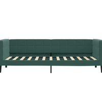 Tagesbett Ausziehbar mit Schubladen Dunkelgrün 80x200 cm Samt