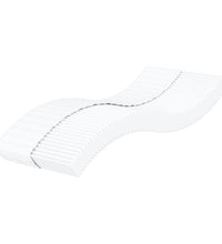 Tagesbett mit Matratze Creme 90x200 cm Stoff