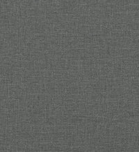 Tagesbett Ausziehbar mit Schubladen Dunkelgrau 80x200 cm Stoff