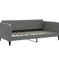 Tagesbett Ausziehbar mit Schubladen Dunkelgrau 100x200 cm Stoff