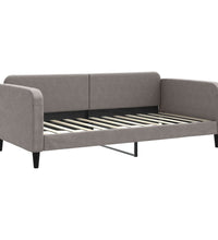 Tagesbett Ausziehbar mit Schubladen Taupe 100x200 cm Stoff