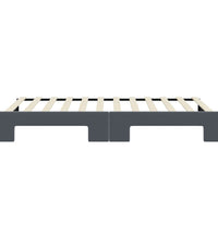 Tagesbett Ausziehbar Dunkelgrau 100x200 cm Samt