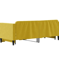 Tagesbett Ausziehbar Gelb 80x200 cm Samt