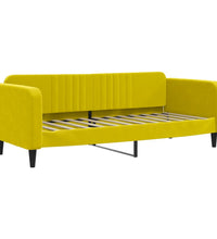 Tagesbett Ausziehbar Gelb 80x200 cm Samt