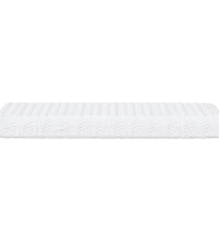 Tagesbett mit Matratze Hellgrau 80x200 cm Stoff