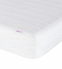 Tagesbett mit Matratze Creme 80x200 cm Stoff