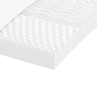 Tagesbett Ausziehbar mit Matratze Hellgrau 80x200 cm Stoff