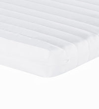 Tagesbett Ausziehbar mit Matratze Hellgrau 80x200 cm Stoff