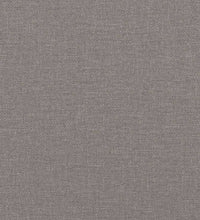 Tagesbett Ausziehbar mit Matratzen Taupe 100x200 cm Stoff