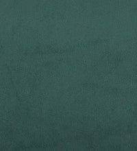 Tagesbett mit Matratze Dunkelgrün 80x200 cm Samt