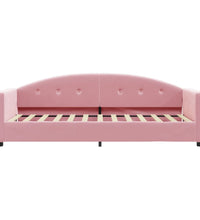 Tagesbett mit Matratze Rosa 80x200 cm Samt
