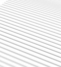 Tagesbett mit Matratze Creme 80x200 cm Stoff