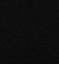 Tagesbett mit Matratze Schwarz 80x200 cm Stoff