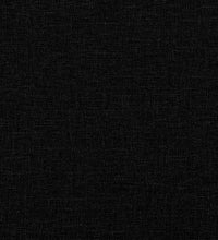 Tagesbett Ausziehbar Schwarz 100x200 cm Stoff