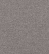 Tagesbett Ausziehbar mit Schubladen Taupe 90x200 cm Stoff