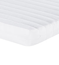 Tagesbett Ausziehbar mit Schubladen Creme 100x200 cm Stoff