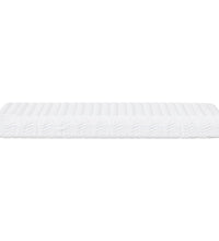 Tagesbett mit Matratze Creme 90x200 cm Stoff