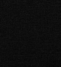 Tagesbett mit Matratze Schwarz 100x200 cm Stoff