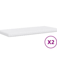 Tagesbett Ausziehbar mit Matratzen Dunkelgrau 90x200 cm Stoff