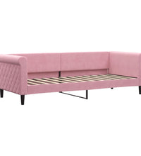 Tagesbett mit Matratze Rosa 80x200 cm Samt