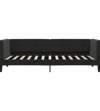 Tagesbett Ausziehbar Schwarz 80x200 cm Samt