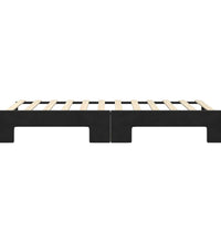 Tagesbett Ausziehbar Schwarz 100x200 cm Samt