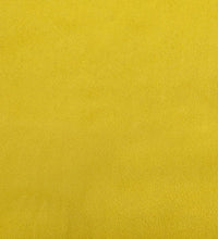 Tagesbett Ausziehbar mit Matratzen Gelb 80x200 cm Samt