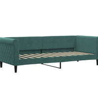 Tagesbett Ausziehbar mit Schubladen Dunkelgrün 80x200 cm Samt