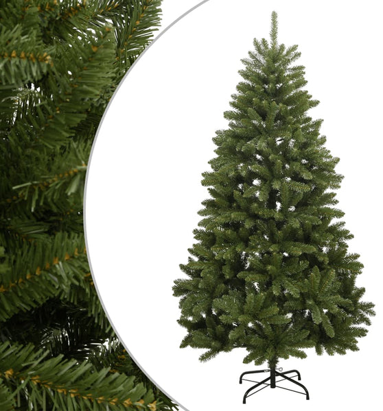 Künstlicher Weihnachtsbaum Klappbar mit Ständer Grün 210 cm