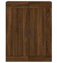 Highboard Braun Eichen-Optik 69,5x34x180 cm Holzwerkstoff